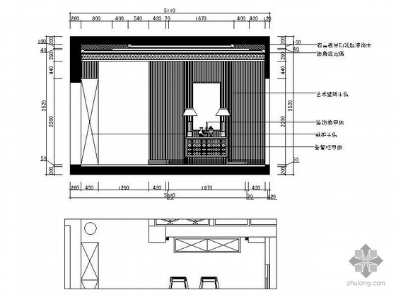 [宁波]欧式田园风格四居室装修图-3