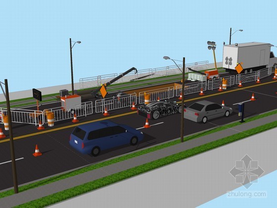 奥迪汽车3d模型资料下载-公路汽车SketchUp模型下载