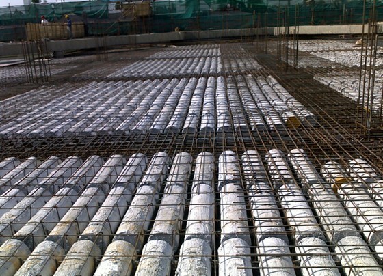 高强混凝土QC资料下载-[QC成果]确保GBF管现浇混凝土空心管楼板质量