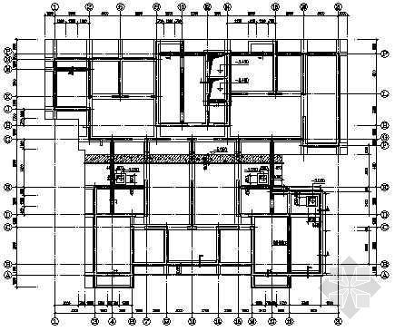 高层住宅施工结构图纸资料下载-某26层高层住宅经典结构图纸