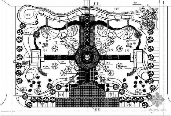 仿古拱桥CAD资料下载-[江苏南京]某墓园风景园林工程景观施工图