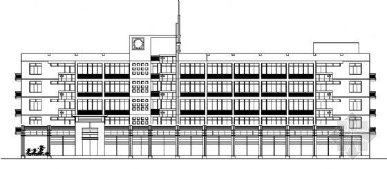 学校六层综合教学楼设计资料下载-某六层中学综合教学楼建筑方案图