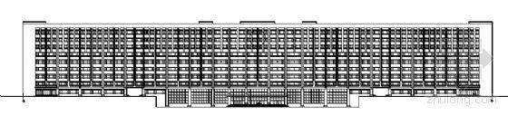 河北某大学教学楼建筑图资料下载-某大学十层教学楼建筑方案图