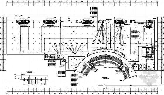 地下商场建筑图纸资料下载-某会展中心地下商场电气施工图