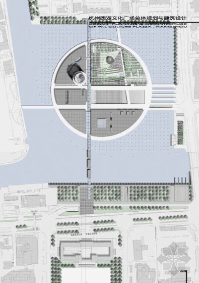 主题文化广场方案资料下载-西湖文化广场竞赛方案