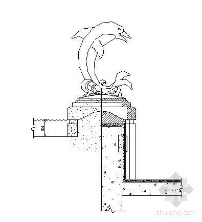 迪斯尼世界海豚饭店资料下载-海豚雕塑施工图