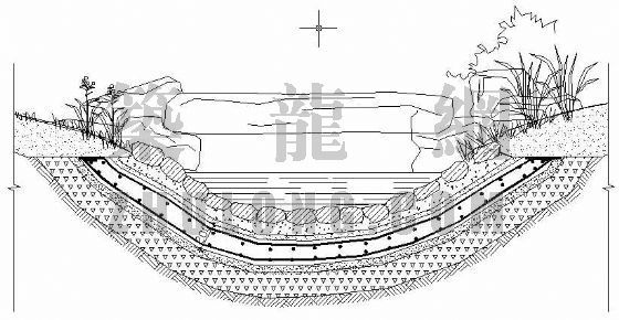 cad园林石景资料下载-自然石景桥详图