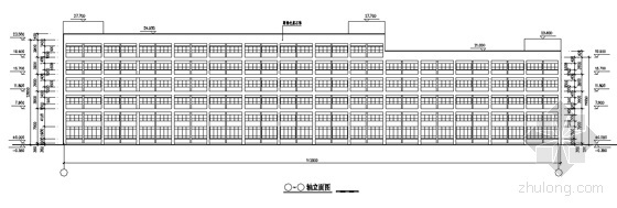 [温州]某甲级设计院设计六层设备厂办公综合楼建筑方案套图-背立面