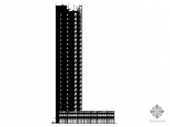 [合肥]某居住小区二十六层住宅楼（7号楼）建筑施工图- 