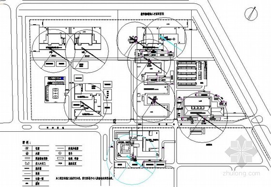 主体结构现场平面布置图资料下载-[天津]学校主体结构、装修施工现场平面布置图