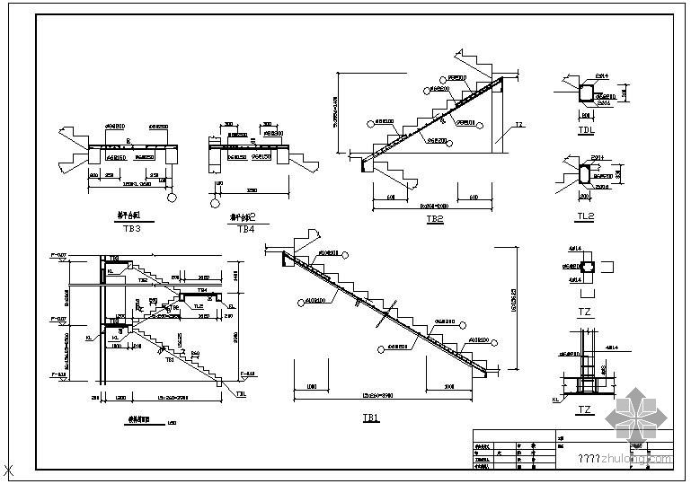 某楼梯节点构造详图(1)
