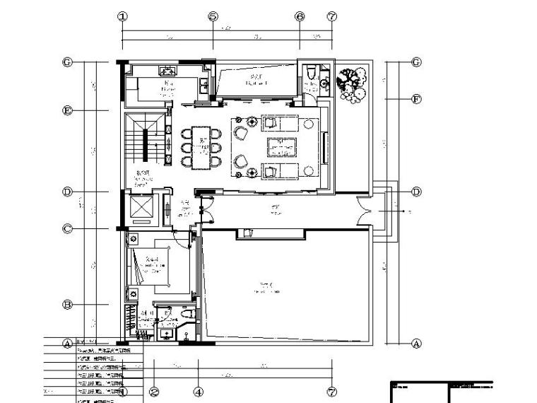 时尚别墅客厅模型资料下载-[上海]时尚高端别墅样板房设计施工图