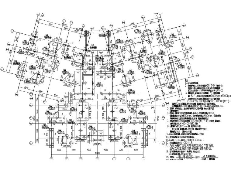 建筑总平图设计资料下载-8300平18层高层住宅楼建筑结构施工图