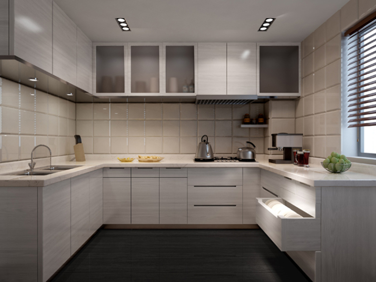 厨房3d模型资料下载-现代厨房3D模型下载