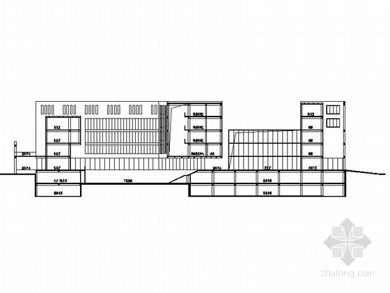 4层图书馆建筑设计资料下载-某知名大学图书馆建筑设计方案图（含效果图）
