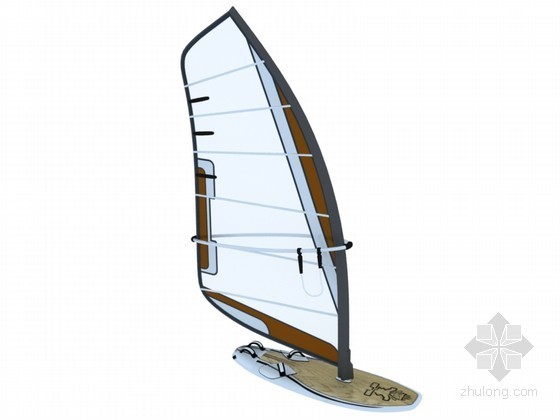 锅炉d模型免费下载资料下载-帆船3D模型下载
