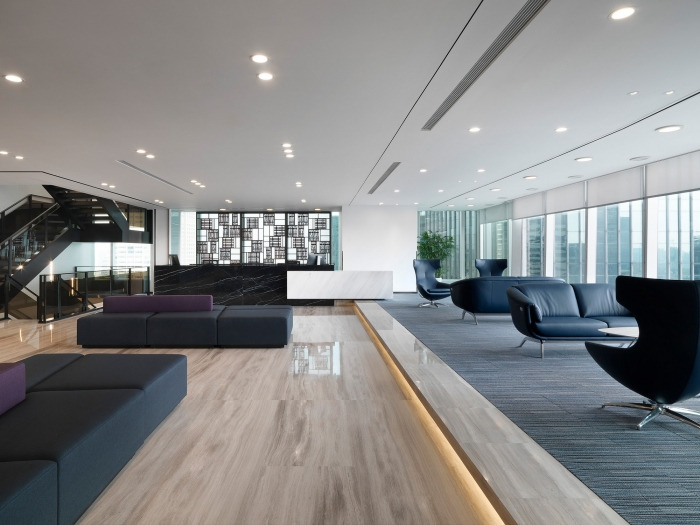 上海设计办公室公司资料下载-金融咨询公司的办公室装修设计
