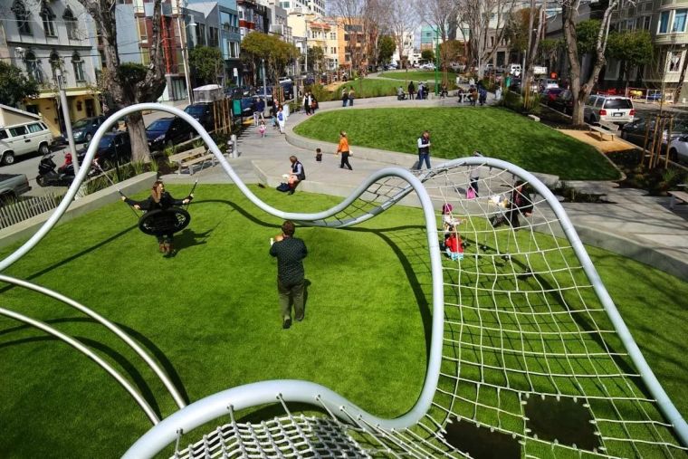 旧金山南公园改造景观— 一个灵活而又能互动的空间！_15