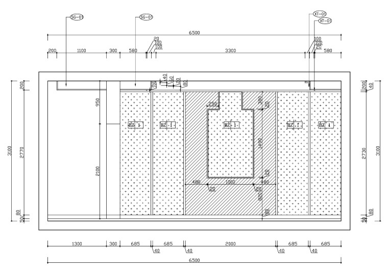 [杭州]新中式四居室施工图设计（附3D模型+高清效果图）-主卧室D立面图