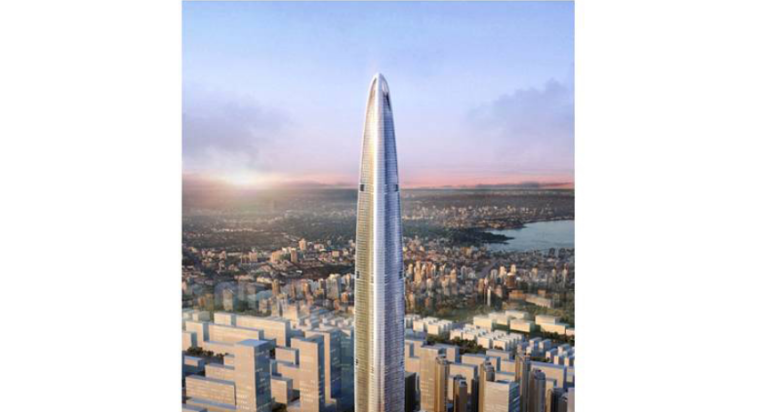 220kv一次主接线资料下载-[武汉绿地中心项目]主塔楼F1-F120层钢结构焊接专项方案