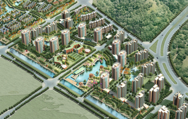 社区环境提升资料下载-[北京]丰台长辛店新都市主义社区概念性规划设计