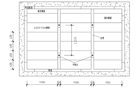 [郑州]剪力墙结构高层住宅项目铝模板工程施工方案（62页）-52楼面板配模示意图