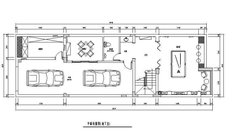 400平米双层别墅资料下载-黑白新古典风格400平米联体别墅设计施工图（附效果图）
