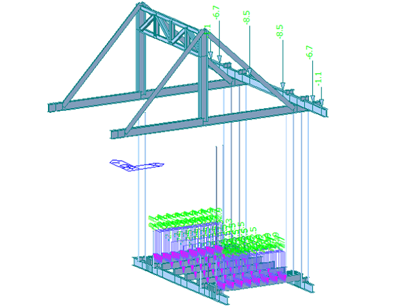 迈达斯建模满堂支架资料下载-大桥上构挂篮施工技术方案