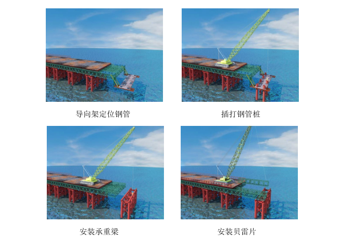 南海高盐度海域钢栈桥施工工法_5