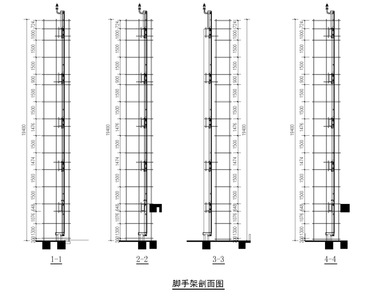 新城国际楼幕墙工程施工组织设计-脚手架