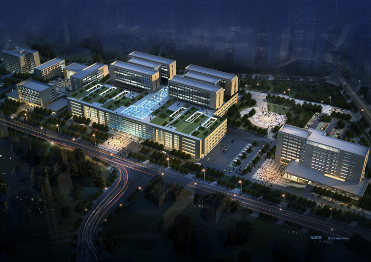 感染病楼建筑设计资料下载-[重庆]医科大学附属第二医院建筑设计方案文本