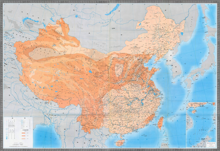 中国地图有轮廓无字图片