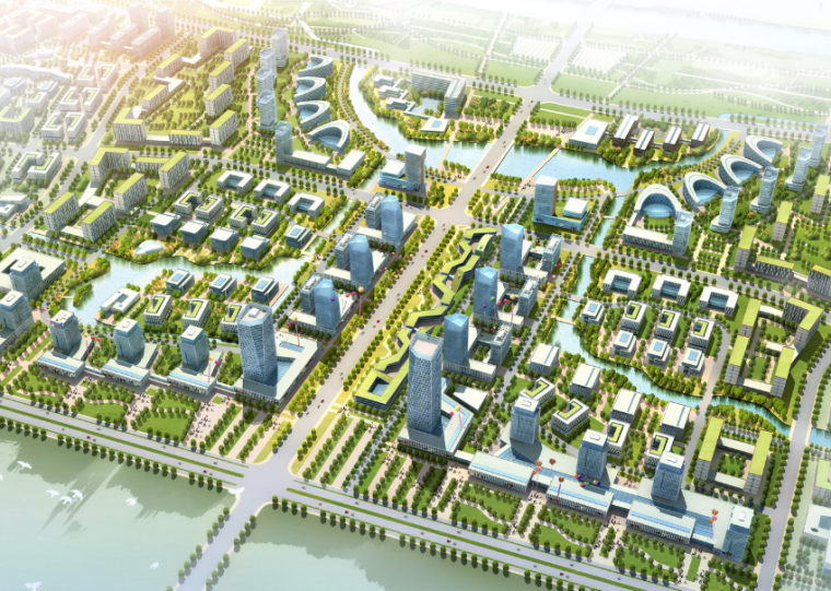 建筑产业园园区规划资料下载-[北京]联想产业园概念性规划设计方案文本