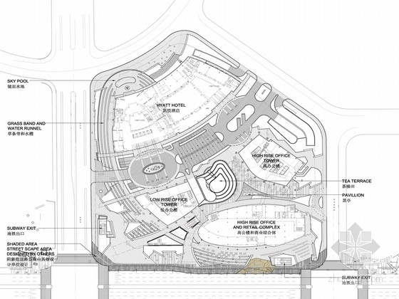 ps分析图图例资料下载-[苏州]地标级金融商务区景观规划设计方案