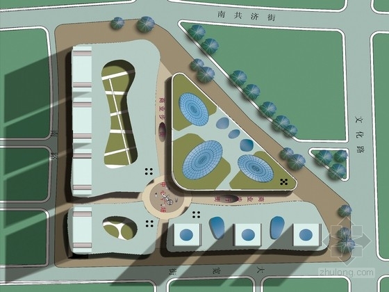 AECOM城市综合体景观资料下载-[辽宁]城市综合体景观设计方案