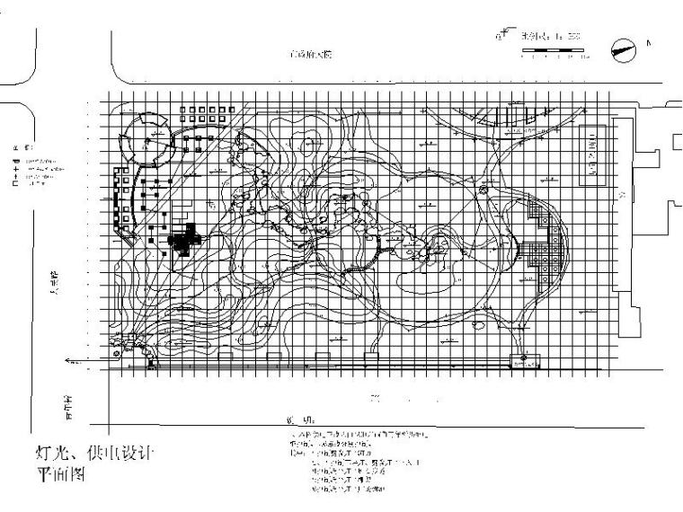 花坛种植设计平面图资料下载-某市政府大院景观施工图方案