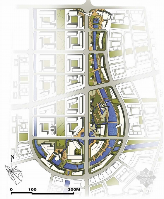 [上海]生态开放性复合型居住区景观规划方案