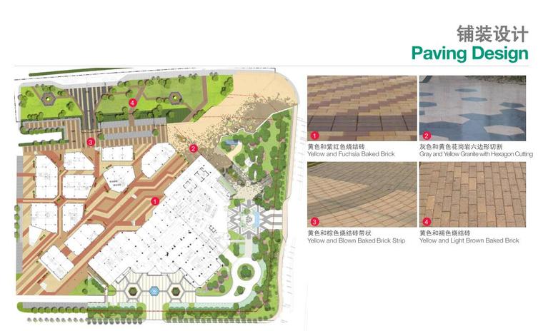[江苏]绿地扬州运河纪商业景观方案设计（PDF+52页）-铺装设计