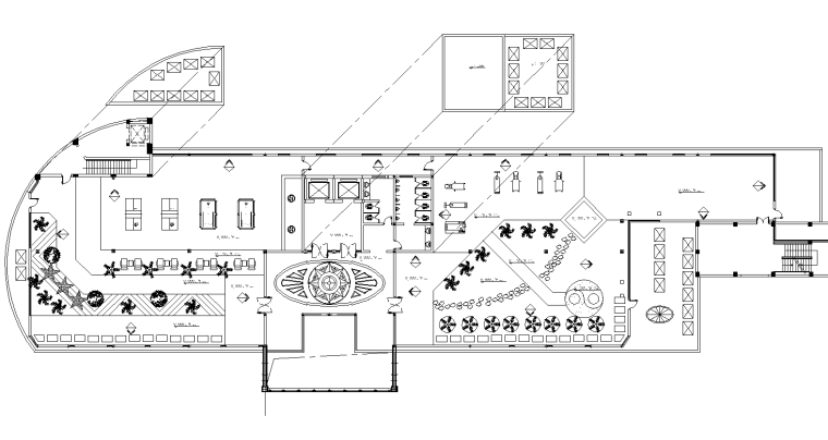 商住cad套图资料下载-21套屋顶花园CAD施工图（15）