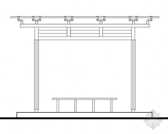 钢构架圆亭CAD施工图资料下载-现代玻璃亭施工图