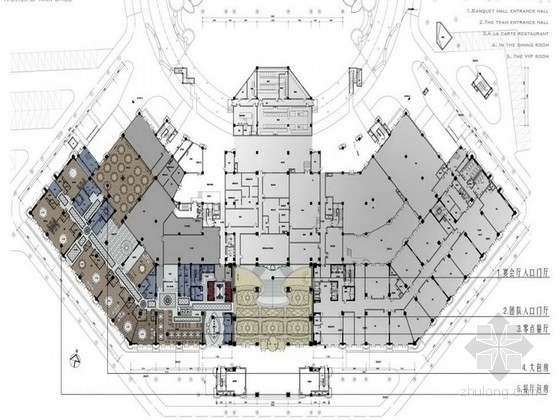 日式室内设计立面图资料下载-[江苏]新古典风格17层大酒店室内设计方案