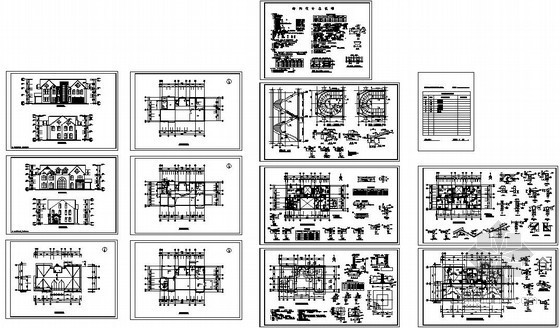 多层建筑结构设计图资料下载-某别墅建筑结构设计图