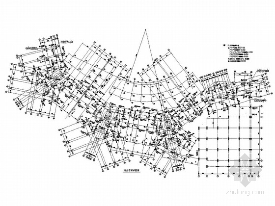 连体商业建筑SU模型资料下载-[广东]4栋连体34层框架核心筒结构商住楼结构施工图（含转换层）