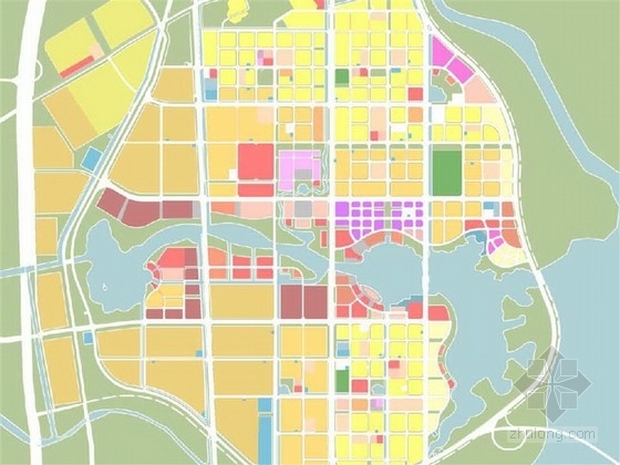 外国城市规划概念性方案资料下载-[青岛]滨水生态新城城市规划概念性规划设计方案