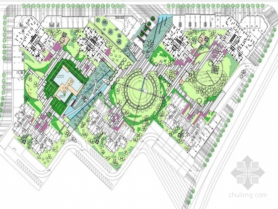 寺庙规划平面图CAD资料下载-[重庆]寺庙周边景观扩初设计方案