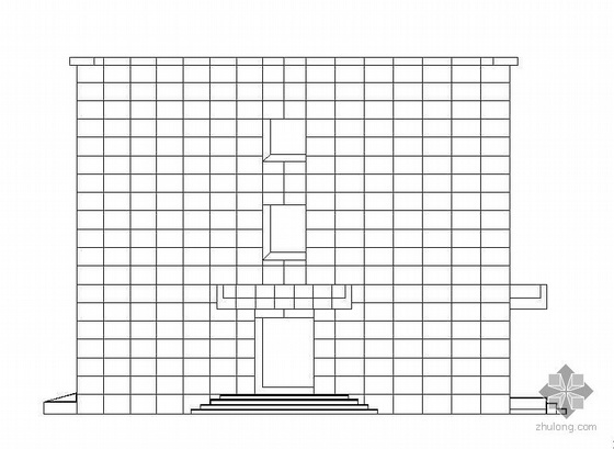 CAD建筑室外图资料下载-[山西]某医院附属办公楼及门房室外建筑装修施工图