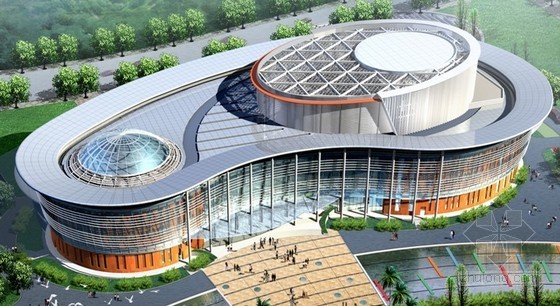 大厅弧形铝单板资料下载-[江苏]剧院工程施工新技术应用总结（综述）