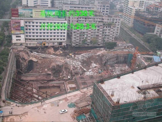 深基坑坍塌事故案例资料下载-[广东]商业广场深基坑坍塌事故分析