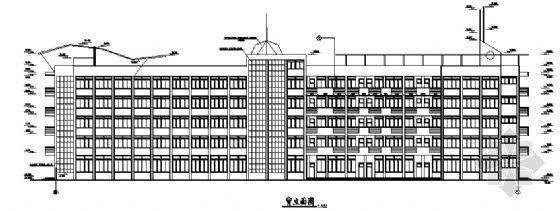 某中学五层教学实验楼建筑施工图-2