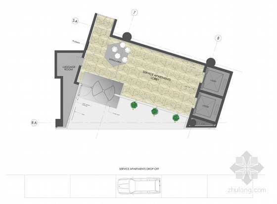 室内元素概念设计资料下载-[北京]某知名酒店室内概念设计（含效果）